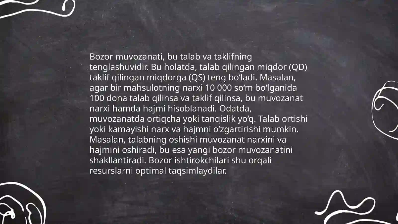 Talab va taklif qonuniga koʻra narx belgilash usullari 4