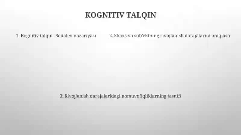 A.A.Bodalyev Bo'Yicha Individ.Shaxs Va Subyekt Taraqqiyoti Darajalarining Munofiqlik Klassifikatsiyasi 4