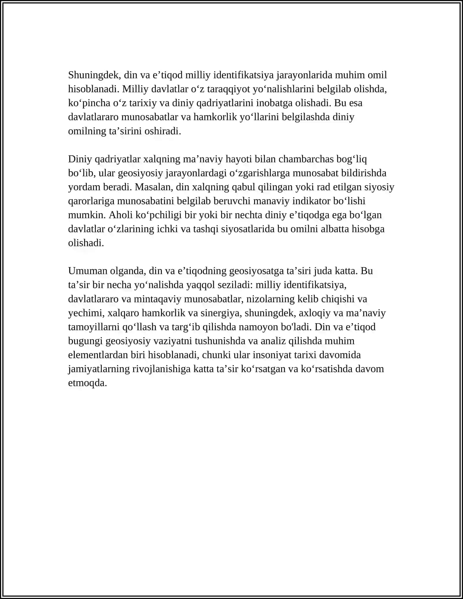GEOSIYOSATDAGI MANAVIY OMILLAR 4