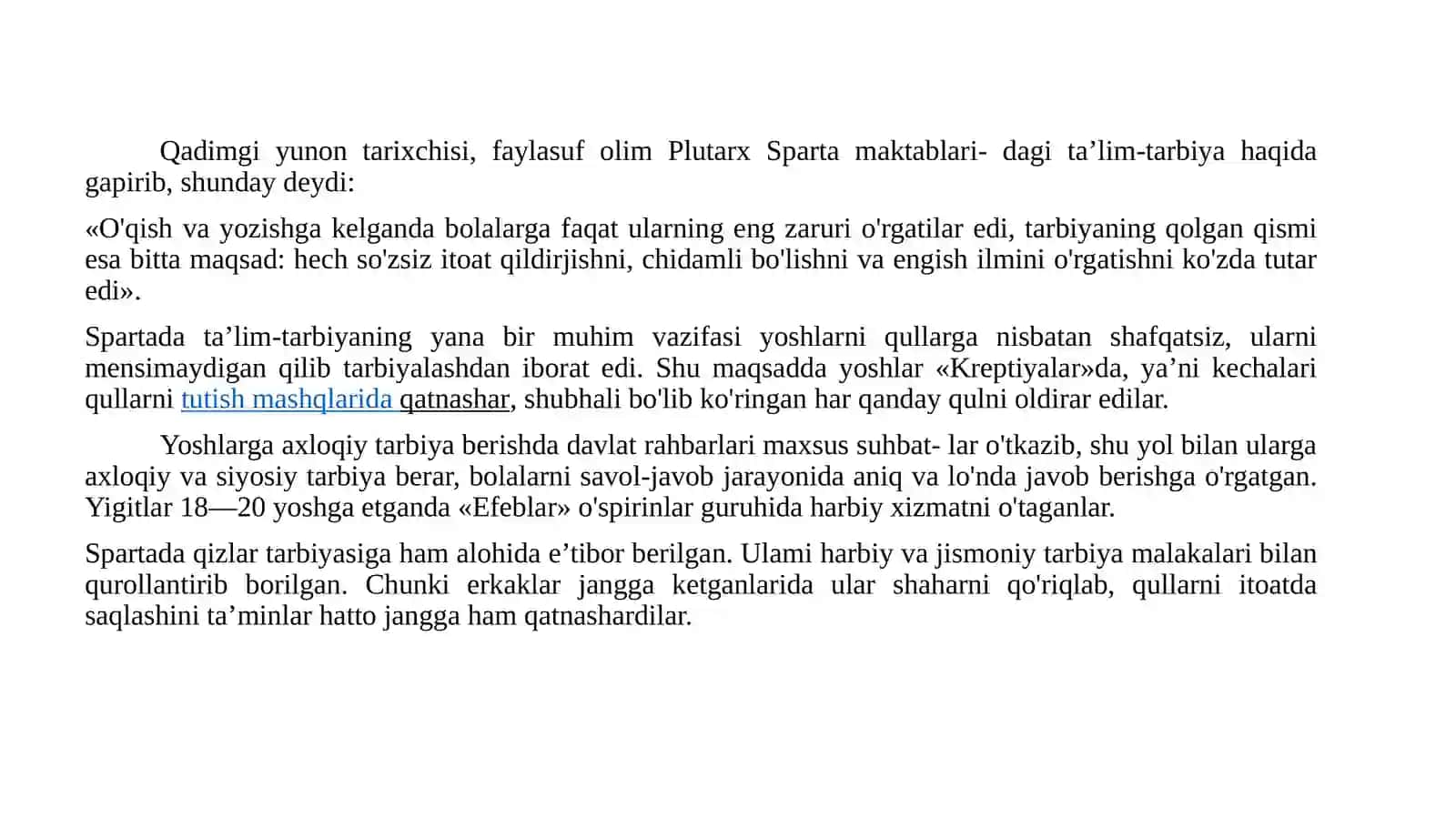 Qadimgi Gretsiya va Rimda antik pedagogika 4