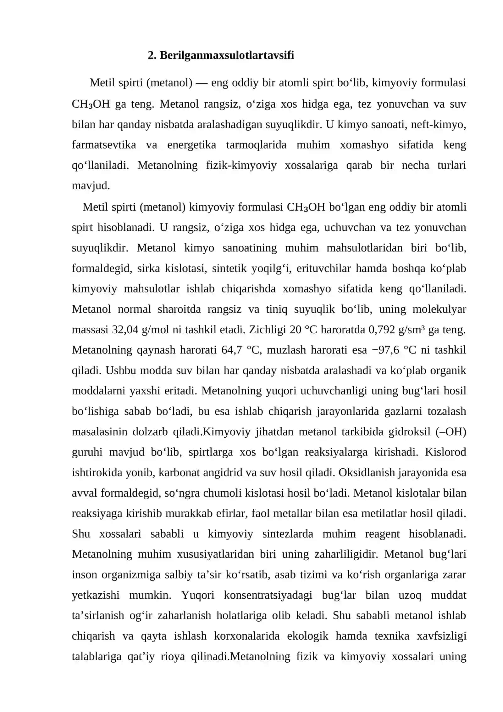 Uzluksiz ishlovchi nasadkali absorbsion kolonnasini hisoblang va loyihalang 4