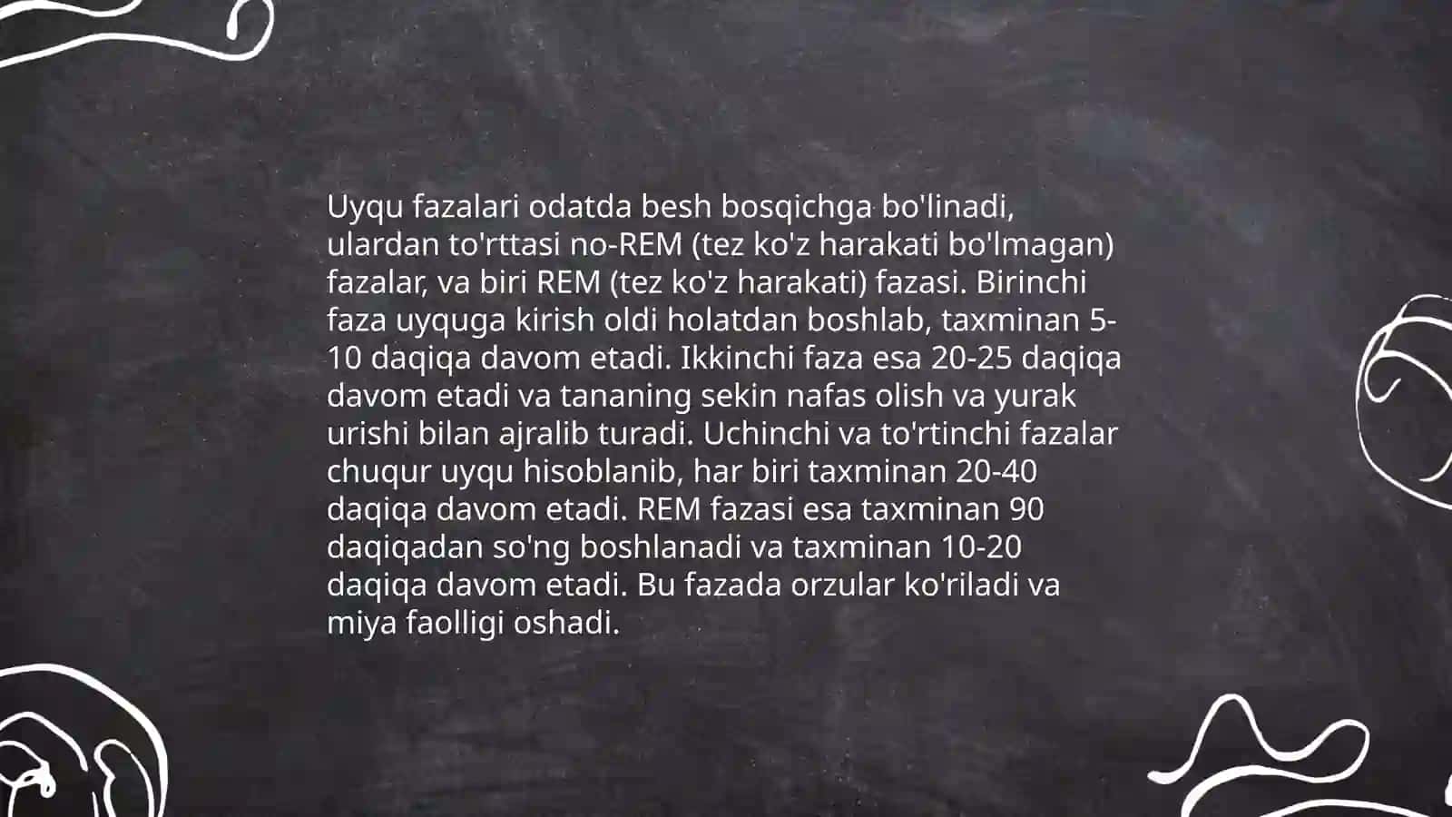 Uyqu. Tush ko'rish va gipnos gigeniyasi 4