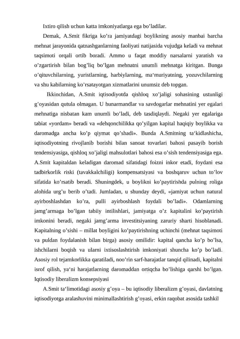 Klassik Iqtisodiy Maktab 4
