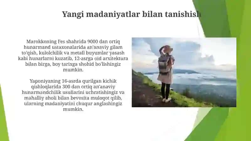 Sayohat: Fikrlash ufqini kengaytirishning eng yaxshi usuli 4