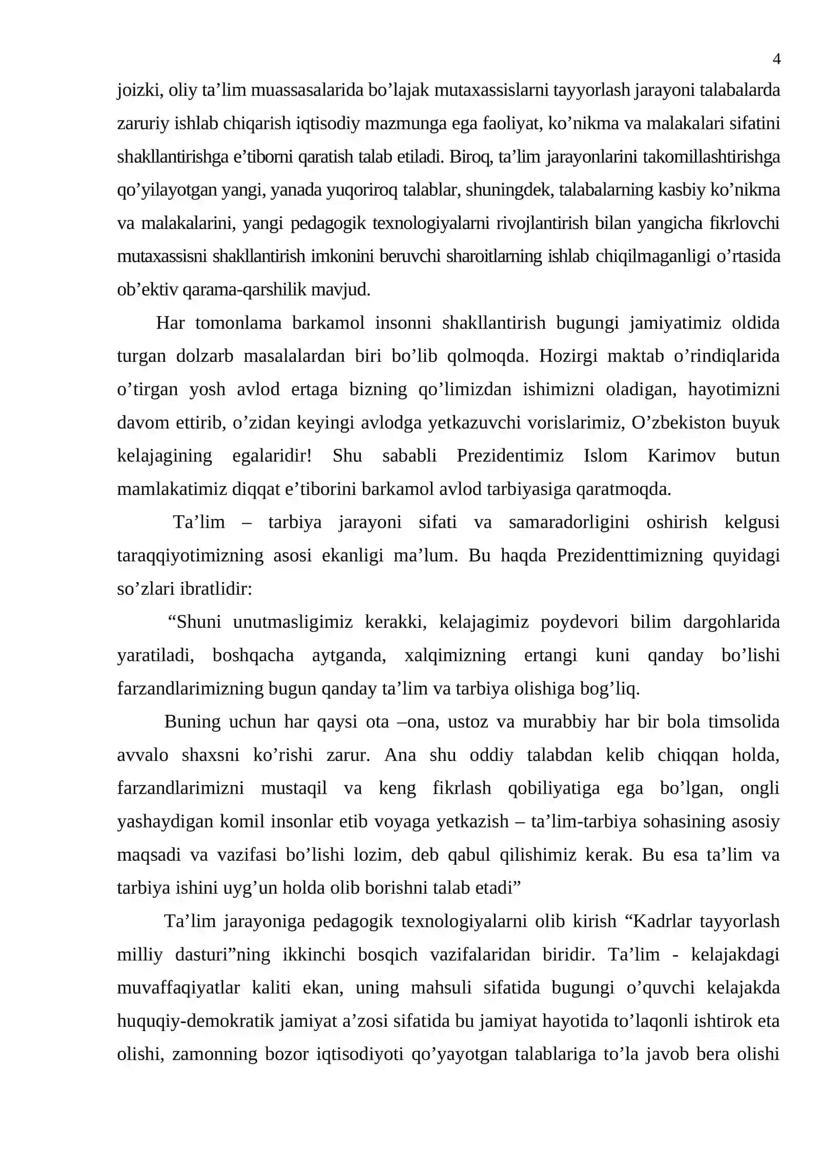 Arifmetik amallarni o'rgatish metodikasi 4