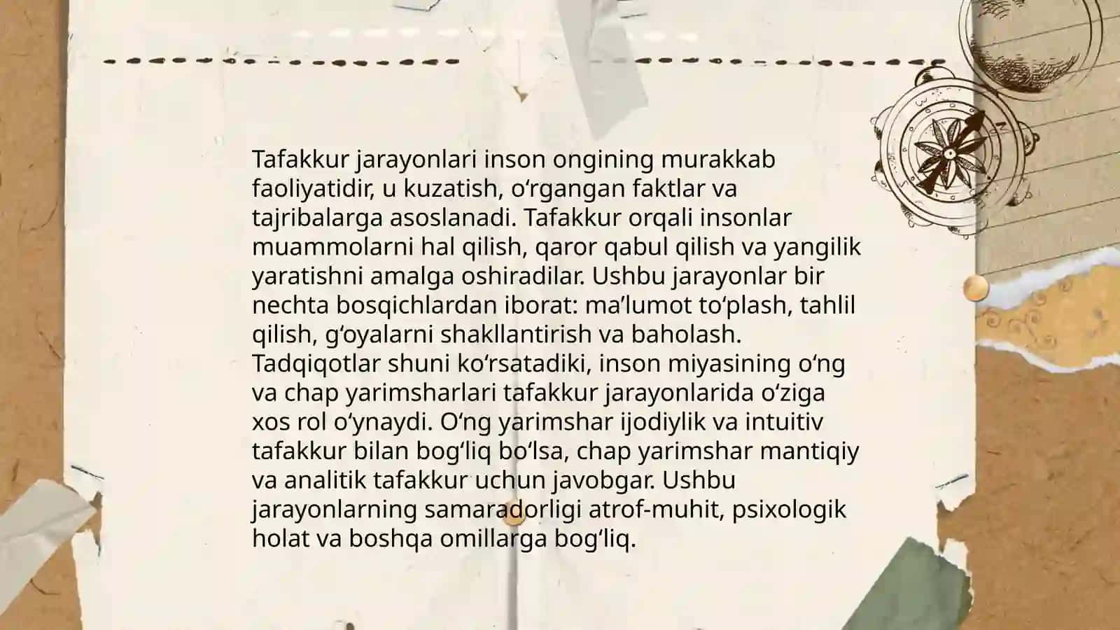 Tafakkur operatsiyalari 4