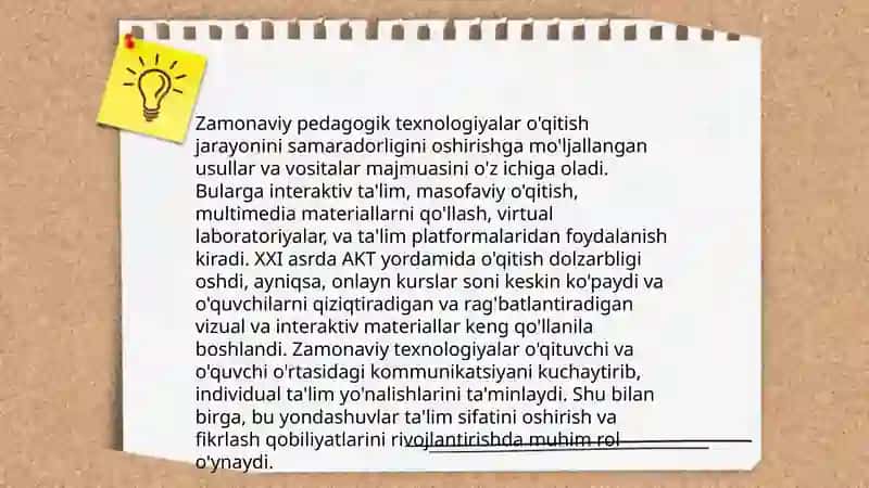 TIMSS xalqaro baholash dasturi asosida zamonaviy darslarni loyihashtirish 4