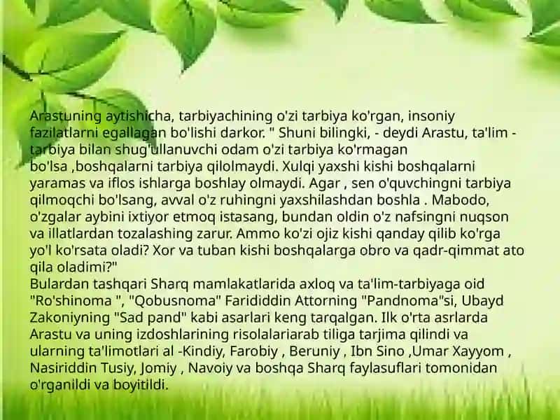 Tarbiyaning Umumiy Metodlari 4