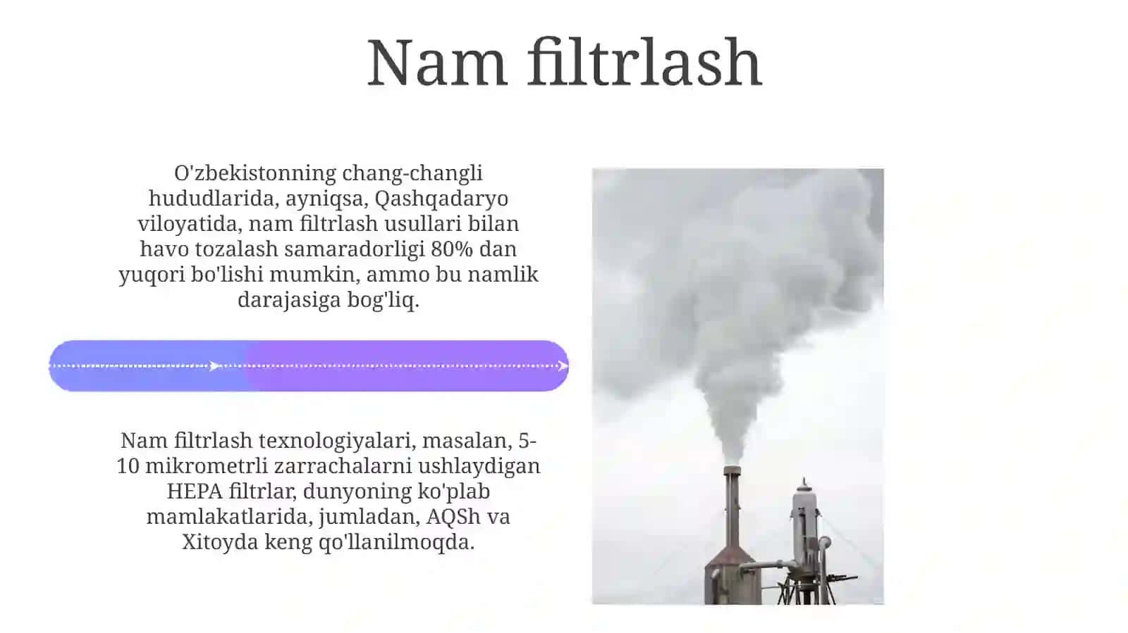Atmosfera havosini chang va gazlardan tozalash usullari 4