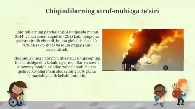 Chiqindilar bilan bog'liq zamonaviy global ekologik muammolar 4