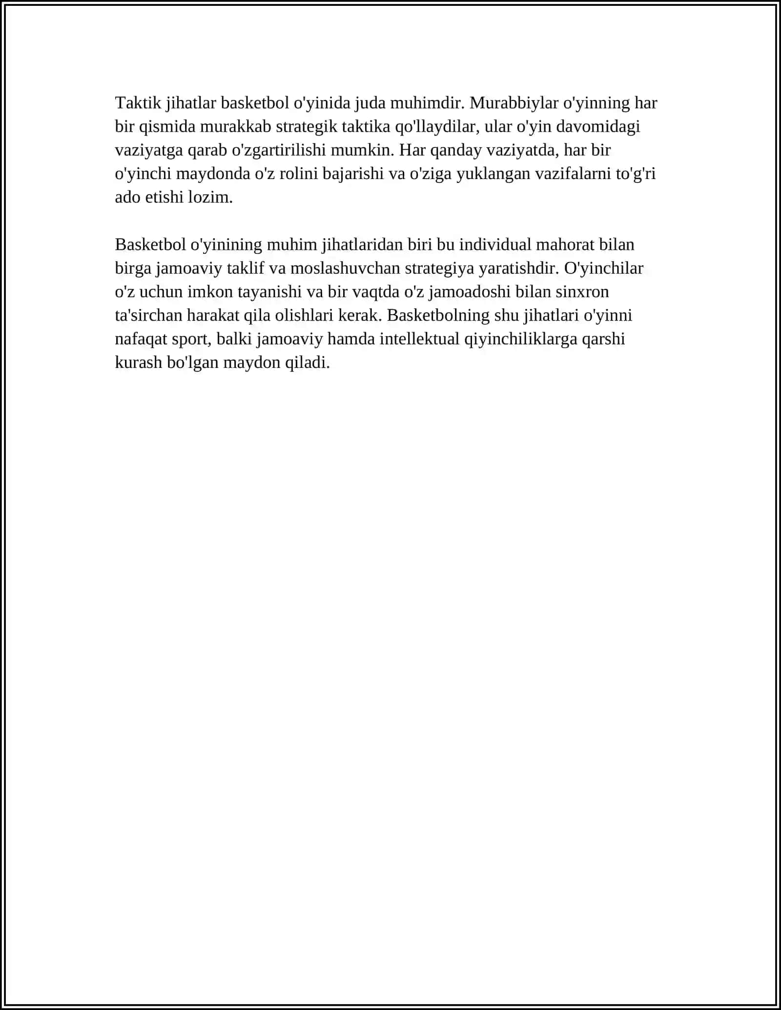 BASKETBOL SPORT TURI 4
