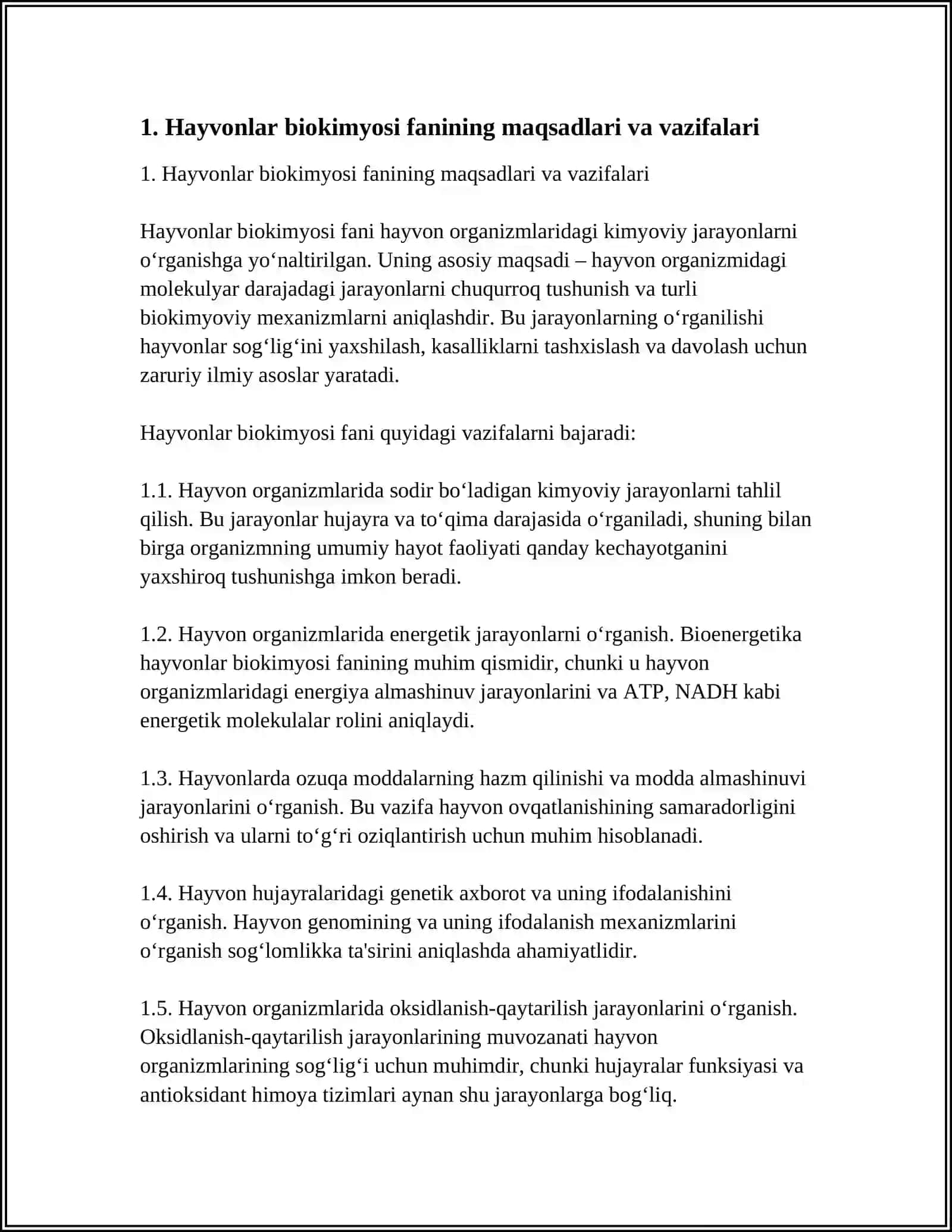 HAYVONLAR BIOKIMYOSI FANI 4