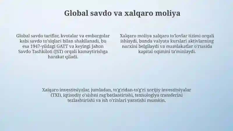 Jahon iqtisodiyotining tarixiy rivojlanishi va asosiy nazariyalari 4