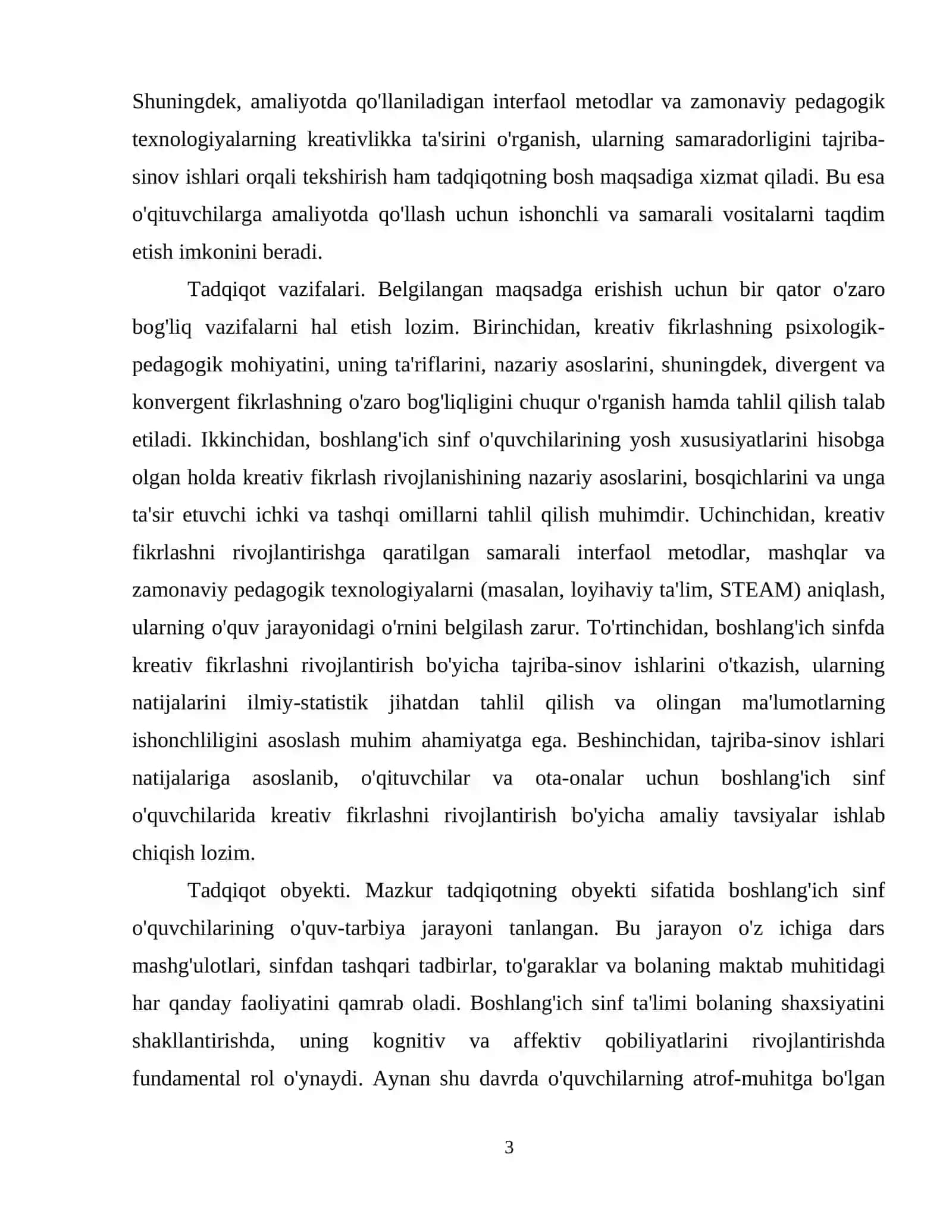 Boshlang'ich sinfda o'quvchilarning kreativ fikrlashini rivojlantirish 4