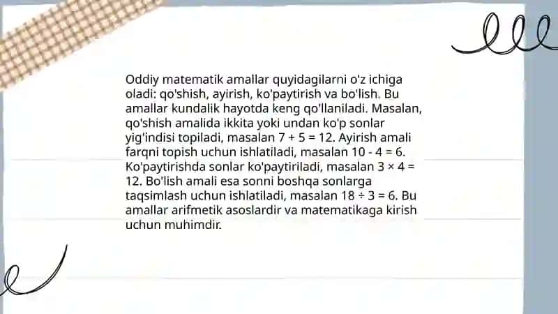 Sonlar va geometrik shakllar 4