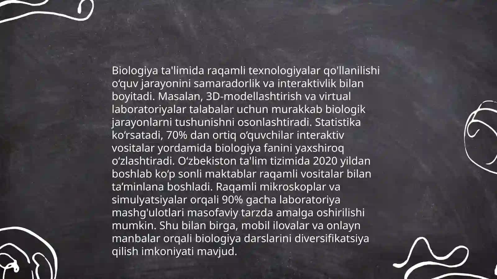 Biologiya fanlarini o‘qitish metodikasi 4
