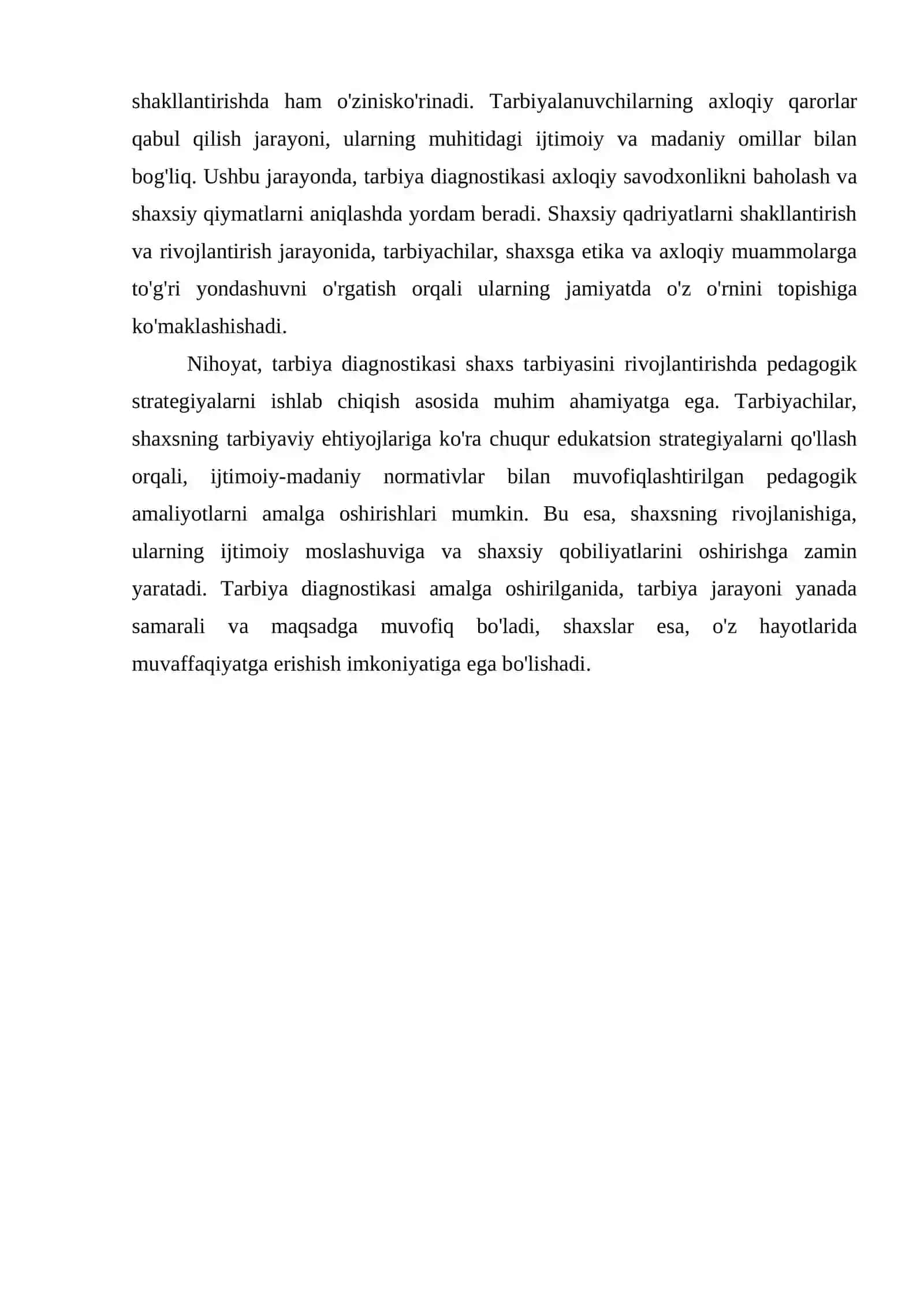 TARBIYA DIAGNOSTIKASINING SHAXS TARBIYASINI RIVOJLANTIRISHDAGI ROLI 4