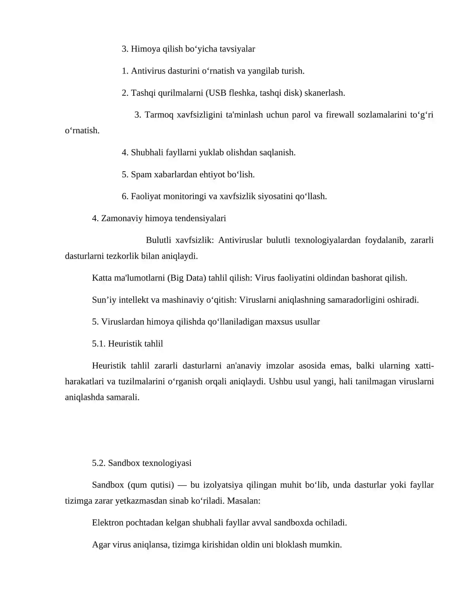 Kompyuter viruslaridan himoyalanish texnologiyalari 4
