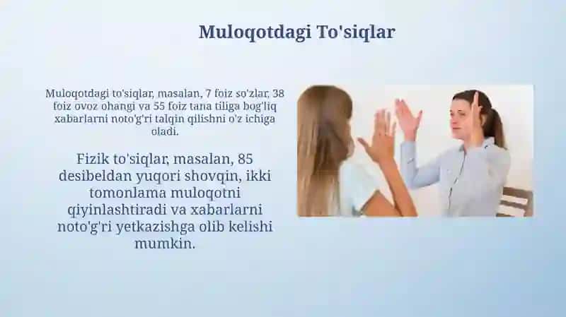 Og'zaki va Og'zaki Bo'lmagan Muammolar 4