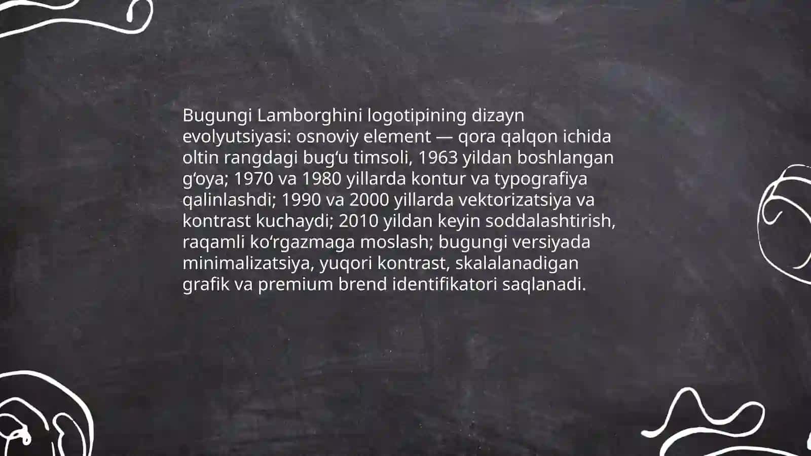 Lamborghini logotipi,tarixi,SWOT va PEST tahlili 4