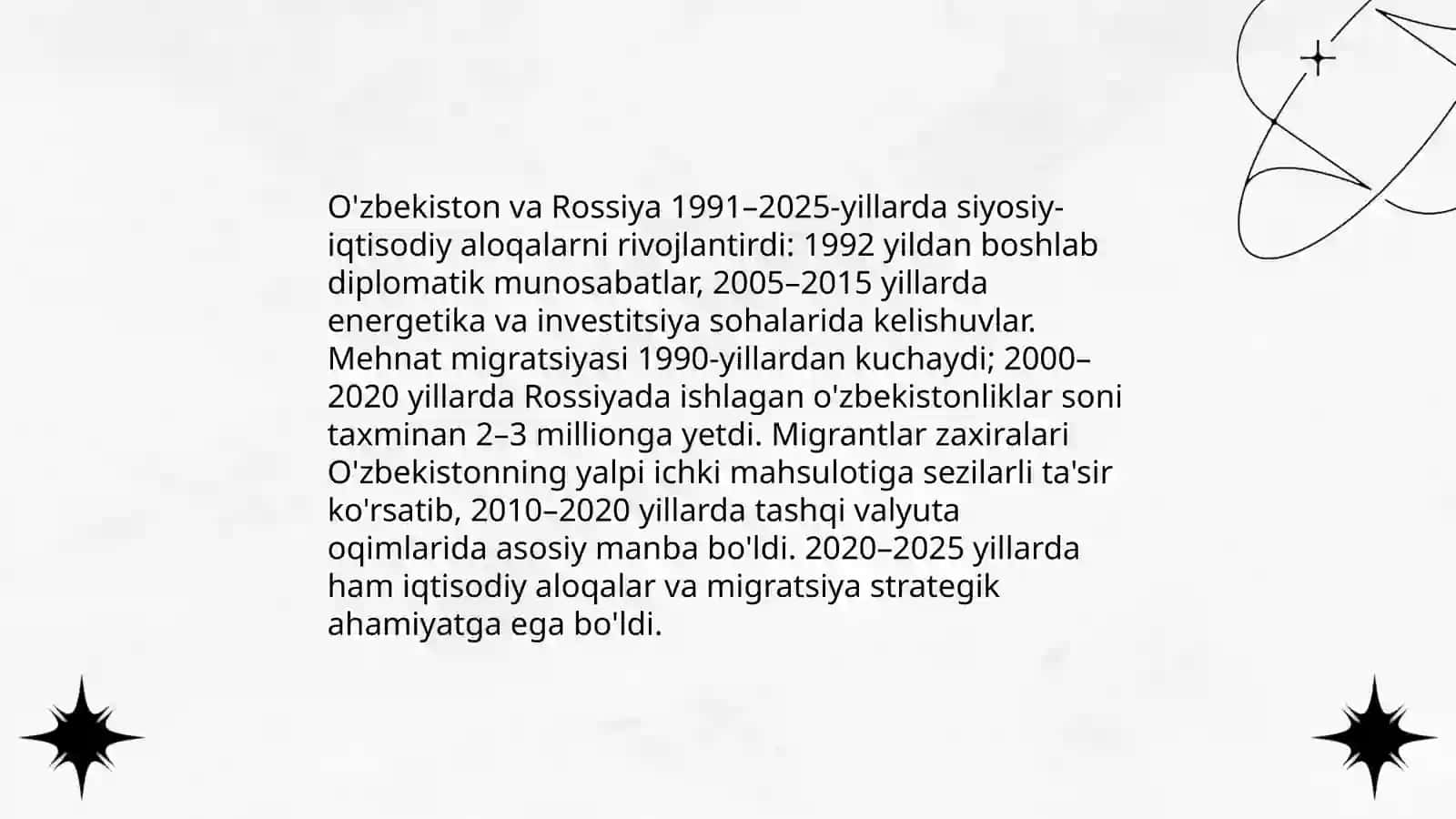 1991-2025-yillarda O'zbekiston va jahon davlatlari taraqgiyotis 4