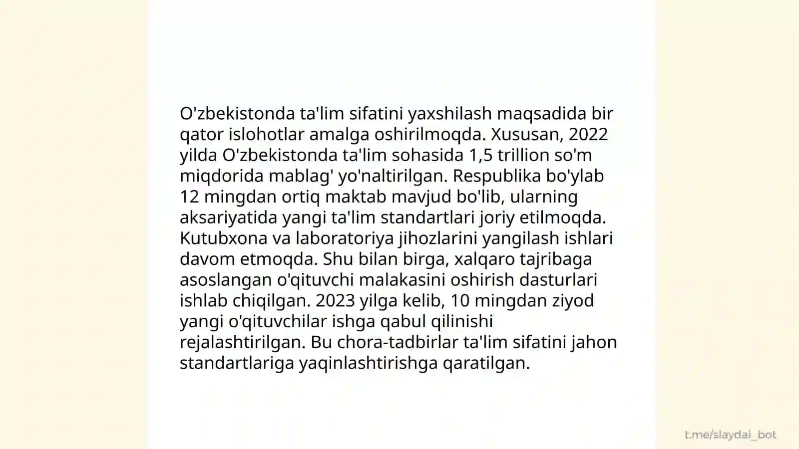 Mahalliy infratuzilmani rivojlantirish 4