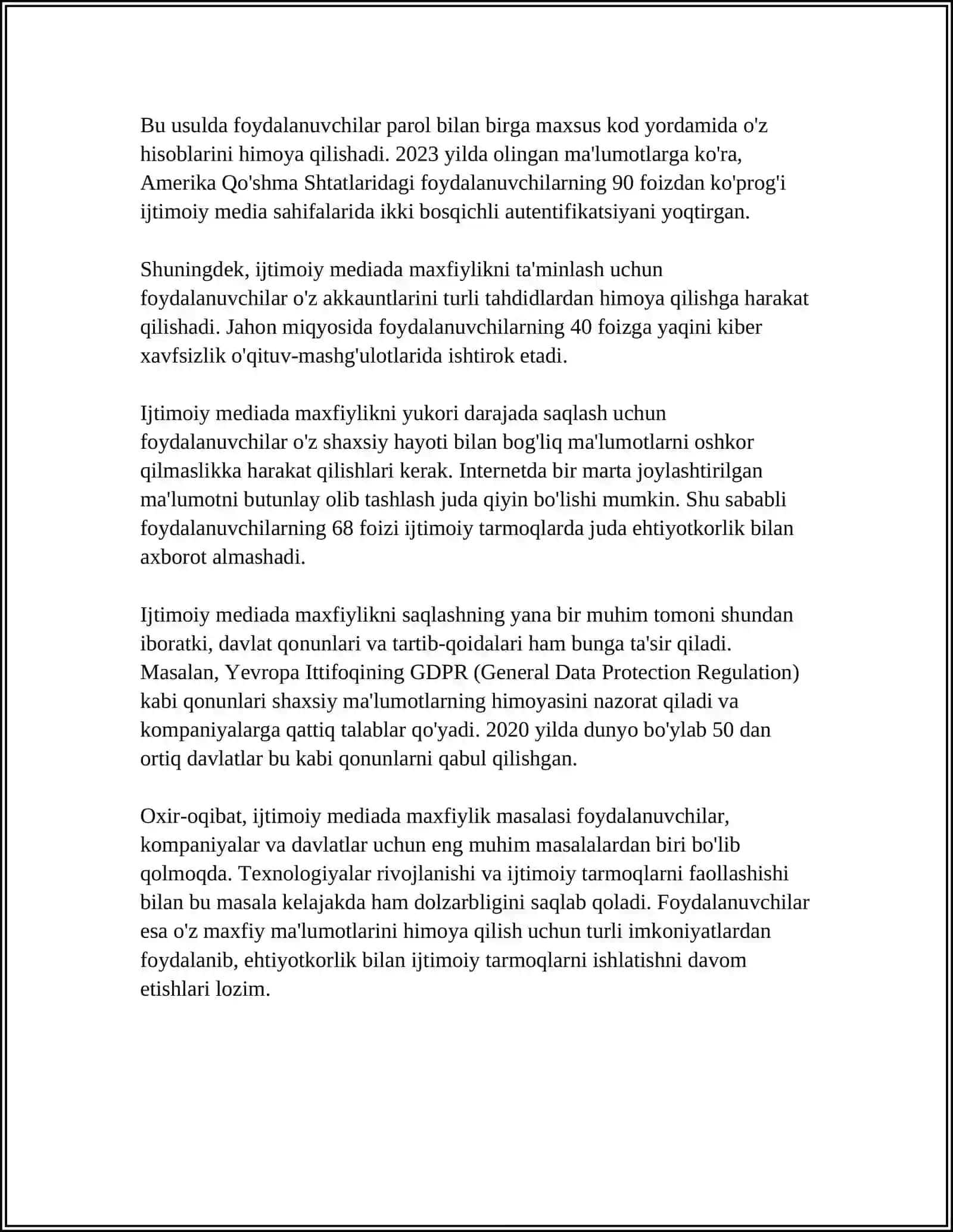 IJTIMOIY MEDIADA TAXTID VA XAVF-XATAR 4