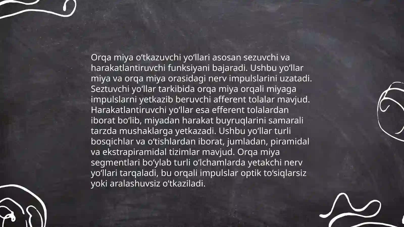 Orqa miya reflector va oʻtkazuvchi yoʻl faoliyati,tekshirish usullari.Uzunchoq miya va oʻrta miya 4