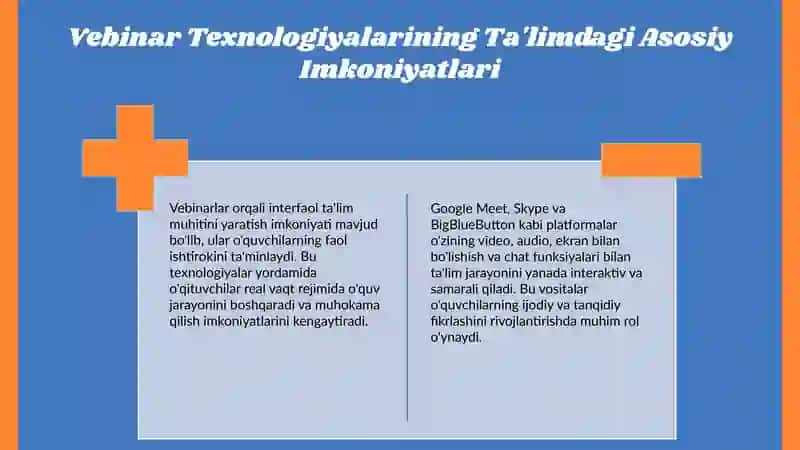 Zamonaviy Texnologiyalar va Ta'lim Jarayonidagi Roli 4