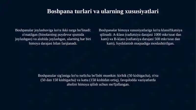 Mudofaa inshootlarining turlari va ularga qoyiladigan talablar 4
