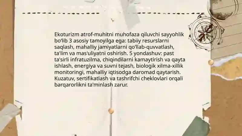 Turizm va mehmondo‘stlikda barqaror va maqsadli boshqaruv 4