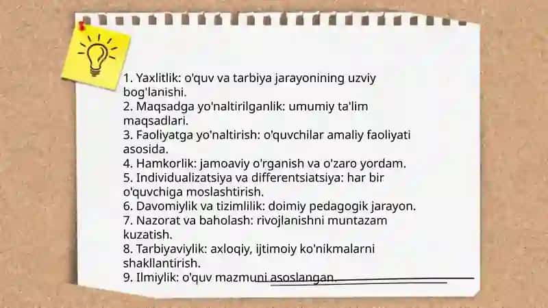 O'quvchi jamoasi-yaxlit pedagogik jarayonning asosiy shakli 4