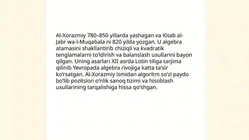 Ibn Sino (Avicenna) ning tibbiyot va falsafada jahon svilizatsiyasiga qo’shgan o’rni 4