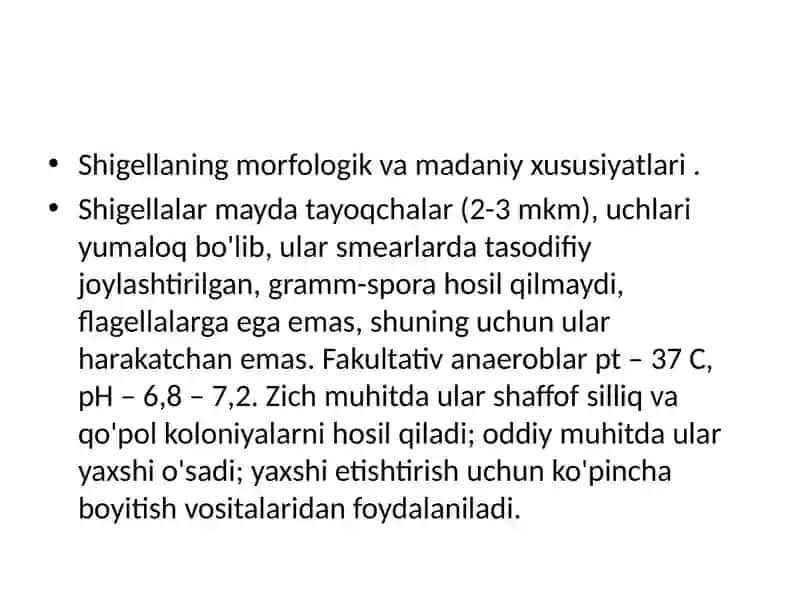 Shigella jinslari 4