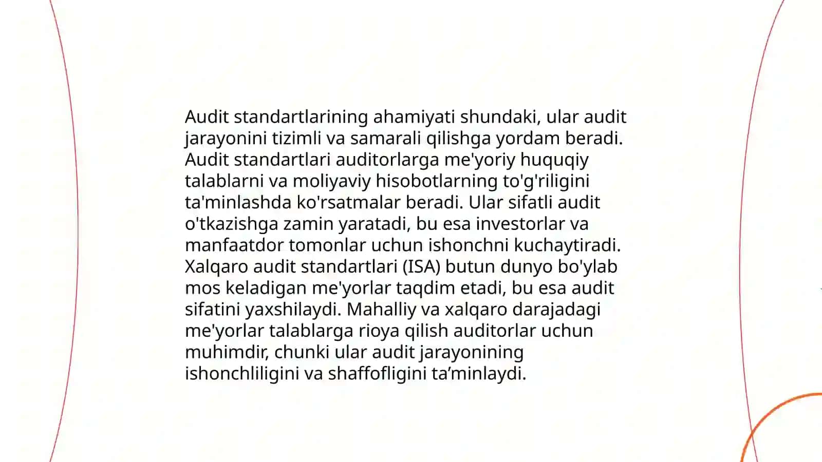 Audit standartlari tushunchasi 4