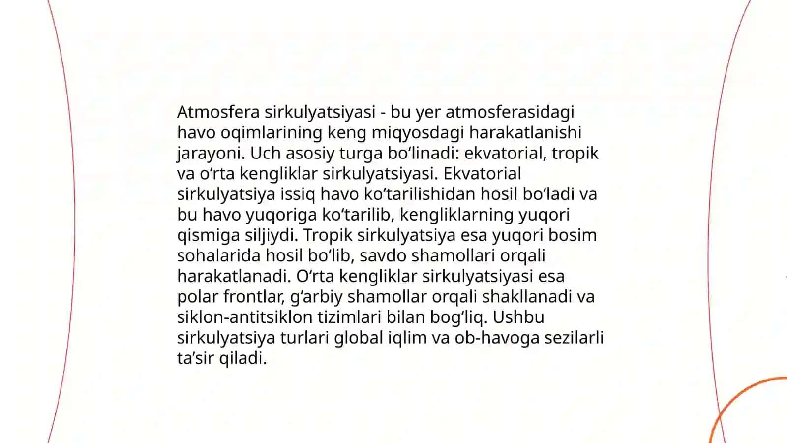 Atmosfera geofizikasi va iqlimiy omillar 4