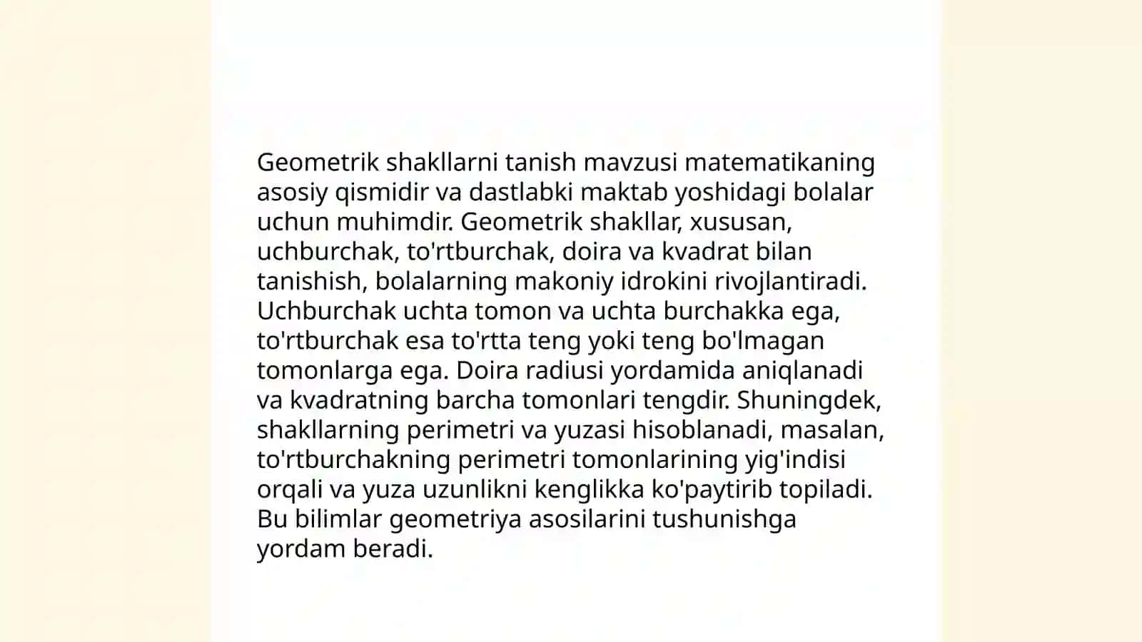 Mantiqiy fikrlashga oid masalalar ustida ishlash 1-sinf 4