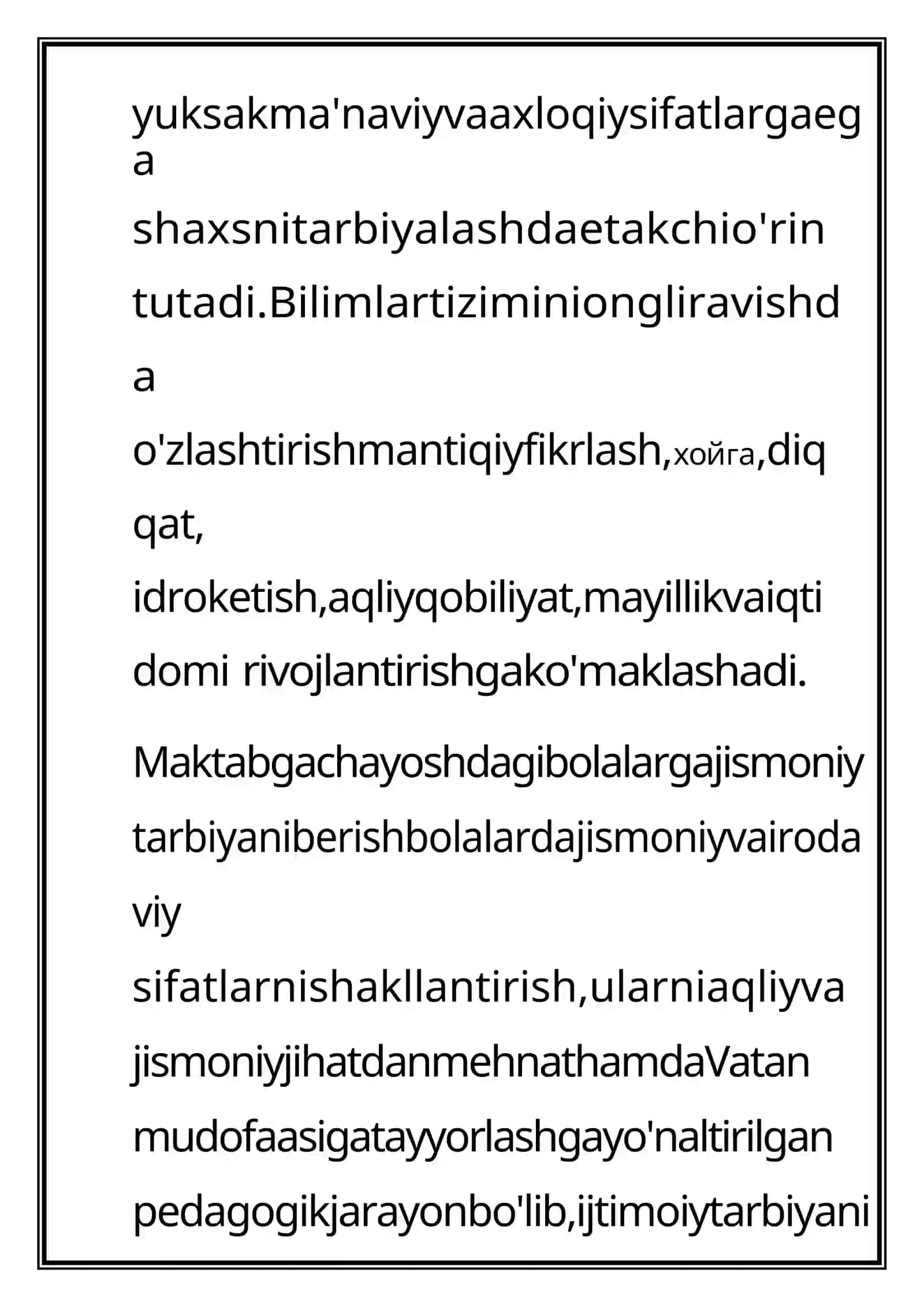 MAKTABGACHA YOSHDAGIBOLALARNI TARBIYALASHNING PEDAGOGIK-PSIXOLOGIK XUSUSIYATLARI 4
