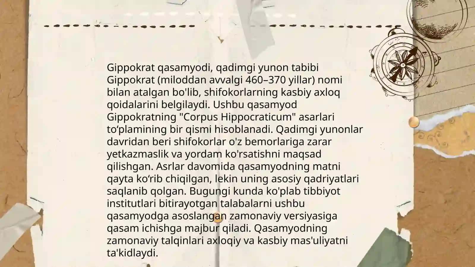 Gippokrat qasamyodi 4