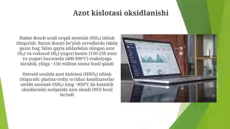 Ammiak ishlab chiqarish.Nitrat kislotani ishlab chiqarish texnologiyasi 4