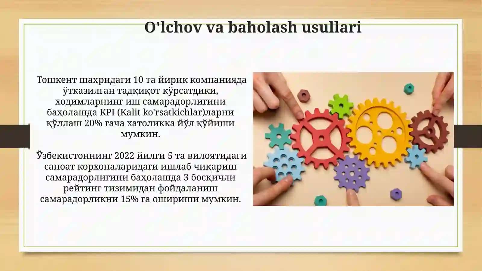 Nazorat jarayonini tashkil etishning nazariy va amaliy asoslari 4