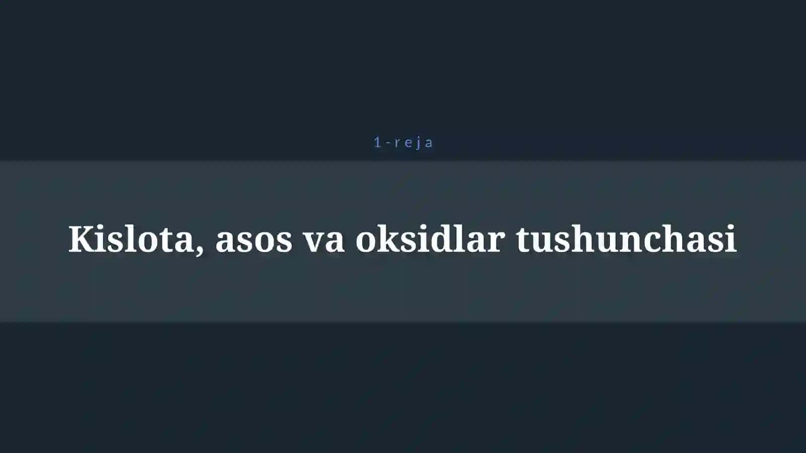 ANORGANIK BIRIKMALARNING ASOSIY SINFLARI 4