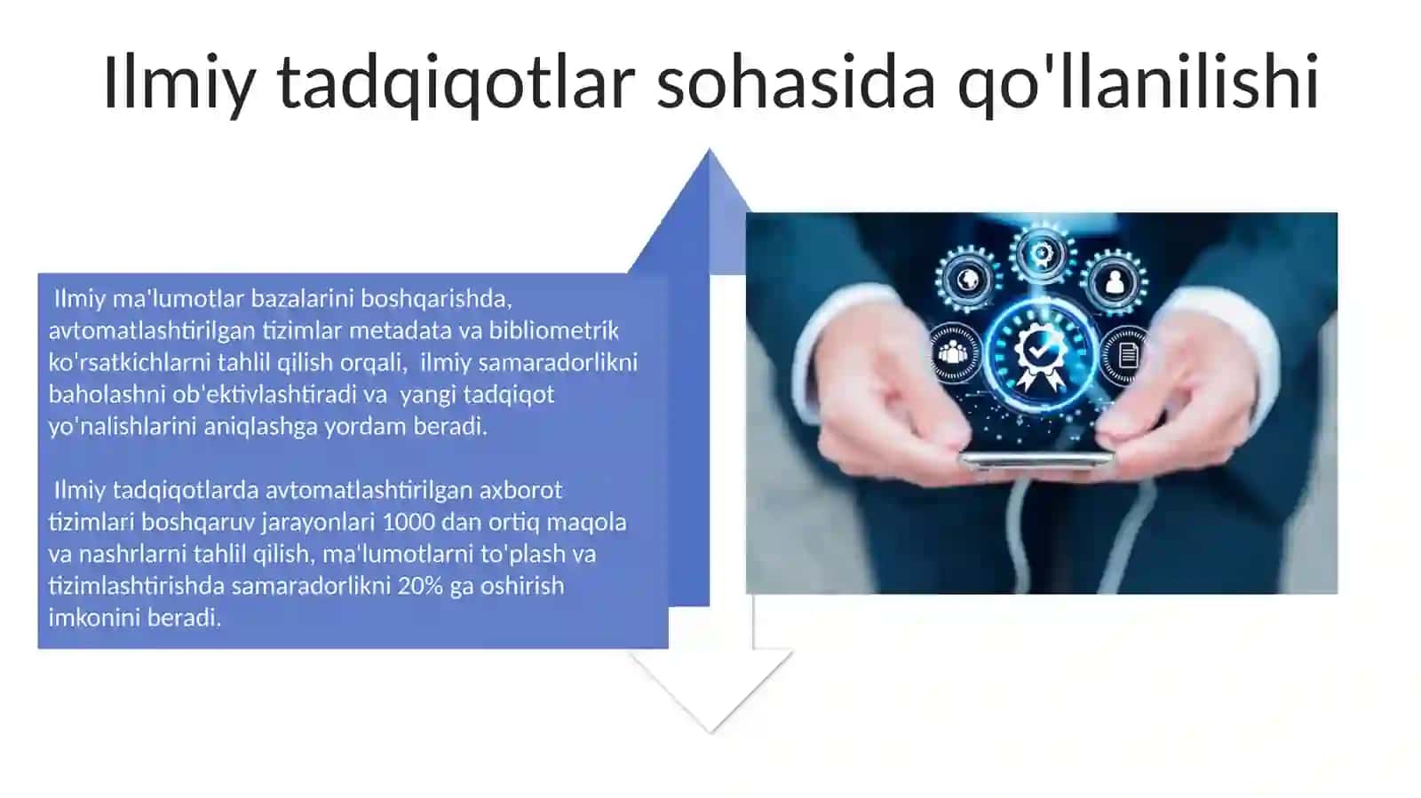 Avtomatlashtirilgan Axborot Tizimlarini Boshqarish Jarayonlarining Tashqi Ko'rinishi Bo'yicha Qo'llanilish Sohalari 4