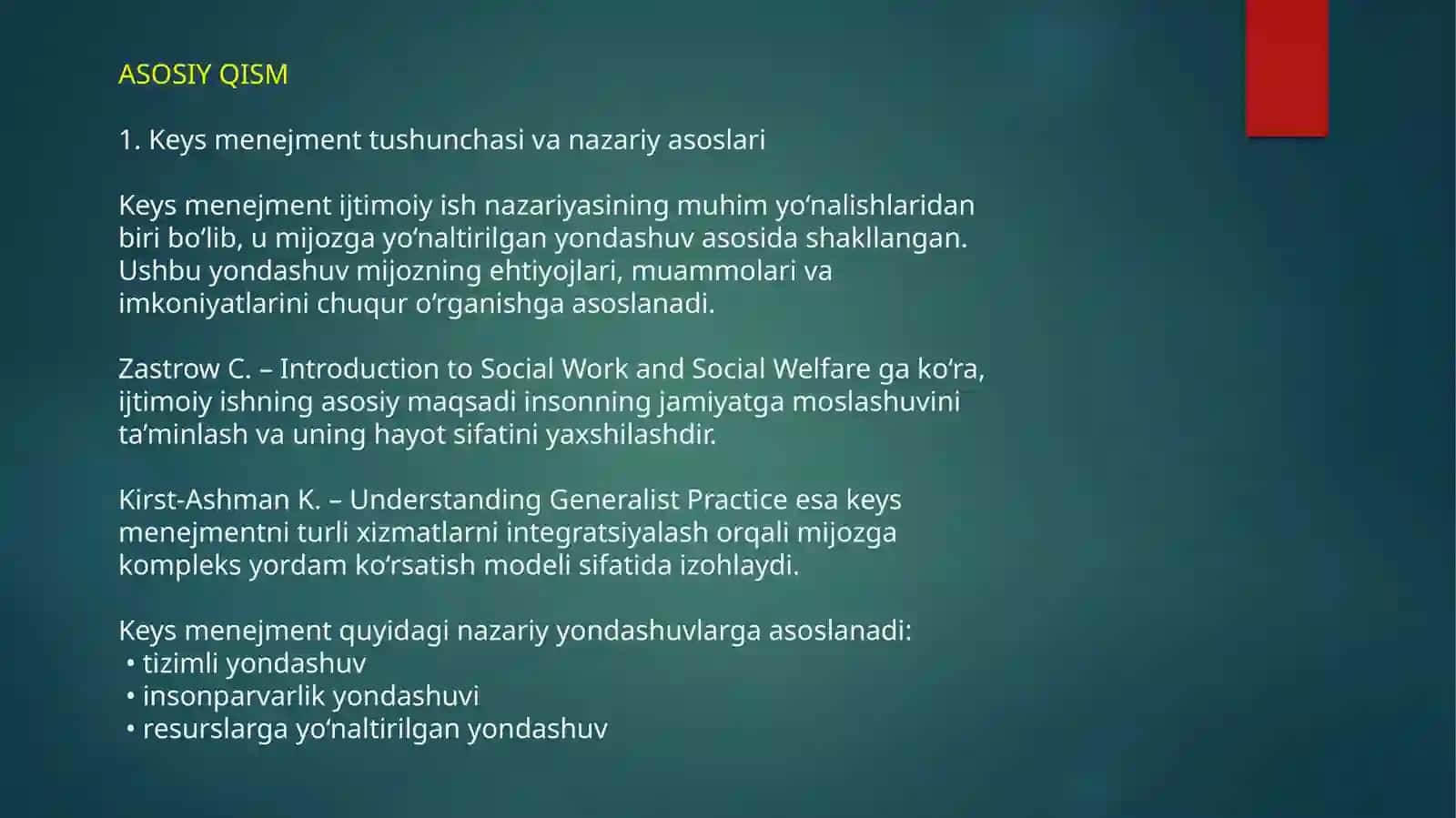 Ijtimoiy ish xodimi – keys menejer sifatida faoliyati 4