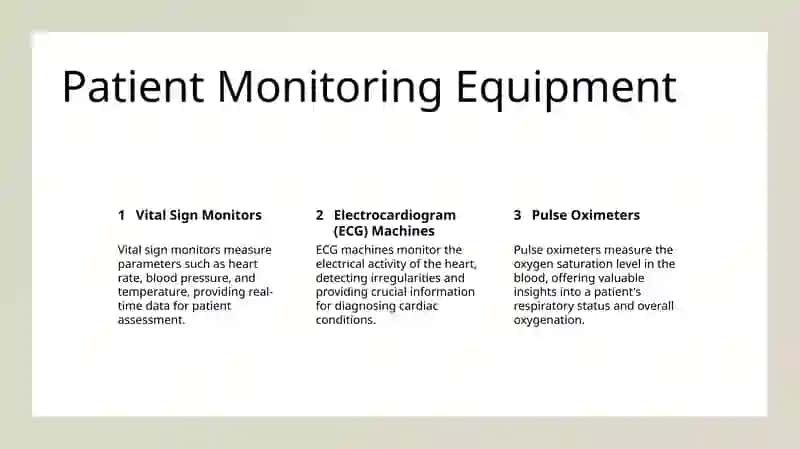Introduction to Hospital Equipment 4