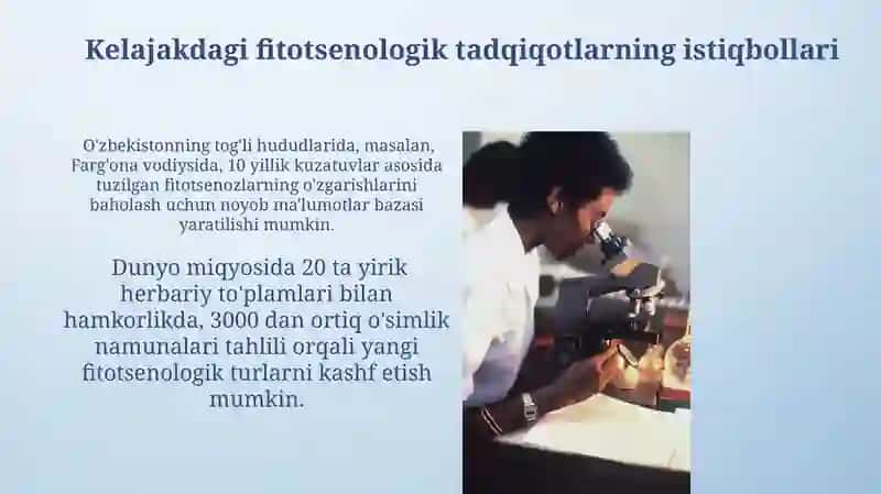 Fitosenologiya fanining rivojlanish tarixi va tadqiqot usullari 4