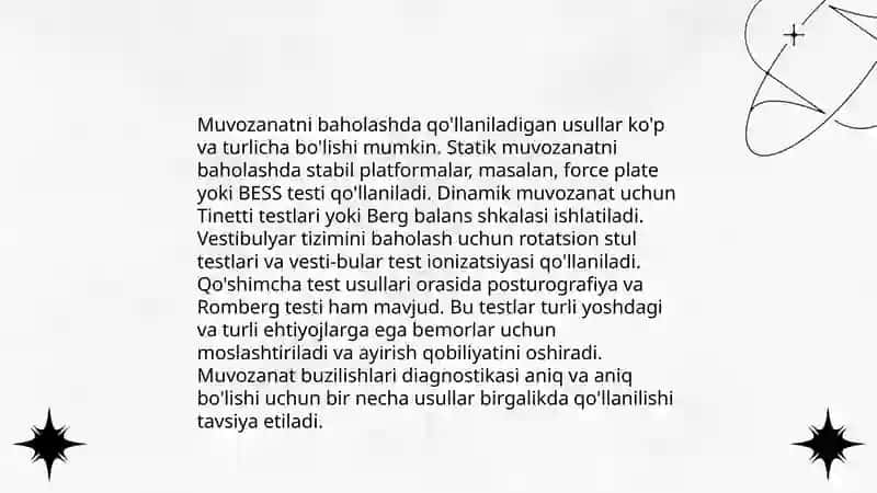 Psixologik moslashuvchanlik va muvozanatni baholash mezonlari 4