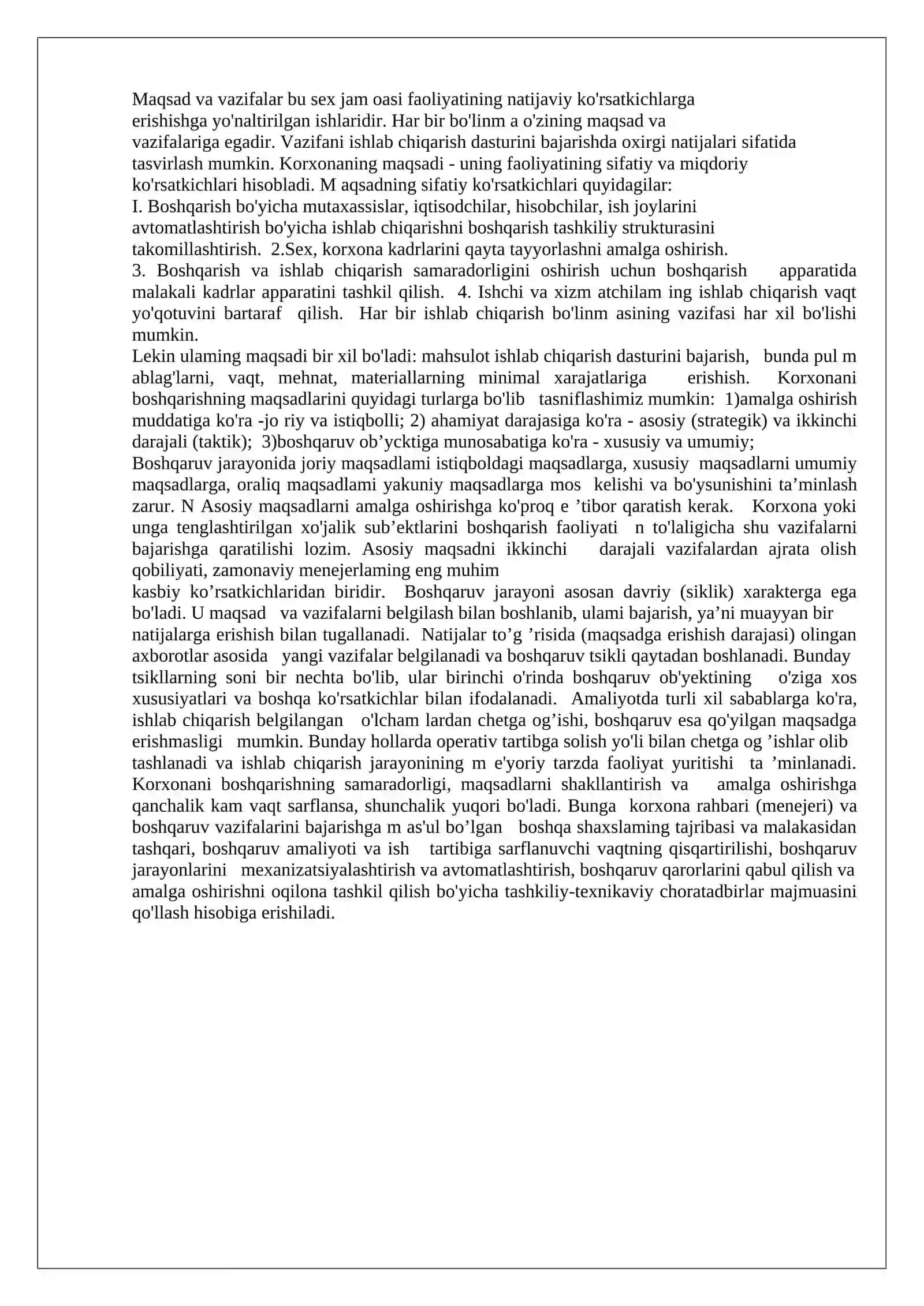 Neft va gaz sanoati korxonasi faoliyatini boshqarish asoslari 4