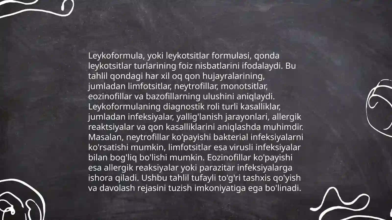 Turli xil kasalliklarda leykoformulaning diagnostik ahamiyati 4