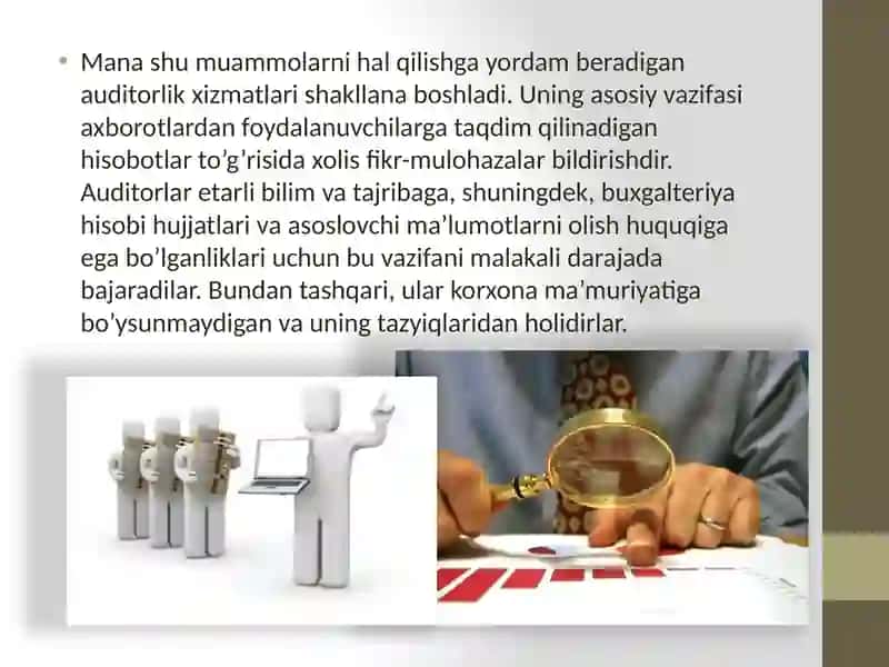 Ichkiaudit faoliyati ko‘lami 4